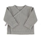 Newborn cardigan crew neck | Grey