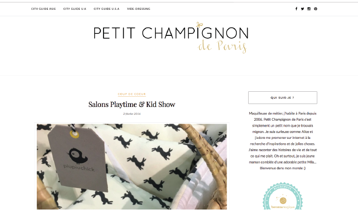 Petit Champignon de Paris
