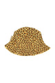 hat | mustard animal print