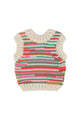 Girl baby multicolor knitted top