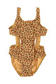 trikini | mustard animal print