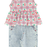 baby trousers | blue light denim