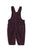 Baby dungarees | Aubergine corduroy