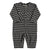 Baby jumpsuit | Black & grey vichy