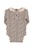 Baby long sleeve body w/ collar | Pale pink w/animal print