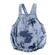 Baby romper | Blue tie dye denim