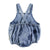 Baby romper | Blue tie dye denim