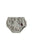 Baby shorties | Light grey w/ black flowers