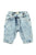Baby trousers | Washed blue denimc