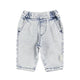 Baby trousers | Washed blue denim