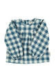 Blouse | Blue & white checkered