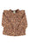Baby blouse | Light pink & brown flowers
