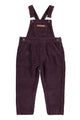 Dungarees | Aubergine corduroy
