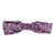 Headband w/ bow | Magenta flowers