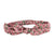 Headband w/ bow | Pink flowers