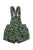 High shorts w/ straps | Green w/ animal print