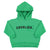 Hoodie | Green w/ "cavalier" print