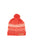 Jacquard knitted hat w/ pompon | Red