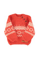 Baby jacquard sweater | Red