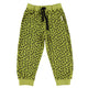 Jogging pants | Green w/ animal print