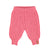 Knitted baby leggings | Pink