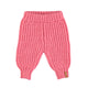 Knitted baby leggings | Pink