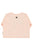 Longsleeve t'shirt | Light pink w/ "music" print