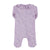 Newborn babygrow w/ collar | Lilac w/ little flowers