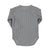 Newborn bodysuit | Grey w/ little black hearts