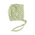 Newborn bonnet | Yellow w/ little flowers
