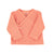 Newborn cardigan v-neck | terracotta