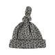 Newborn hat | Grey w/ animal print