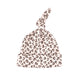 Newborn hat | Pink w/ animal print