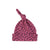 Newborn hat | Strawberry w/ animal print