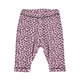 Newborn leggings | Pink w/ animal print