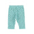 Newborn leggings | blue w/ little flowers