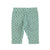 Newborn leggings | green w/ little flowers