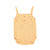 Newborn sleeveless body | peach w/ little stars