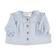 Baby peter pan collar blouse | Light blue chambray