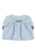 Baby Peter pan collar blouse | Light blue soft denim