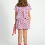 short skirt | lilac w/ cherries allover