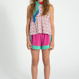 Top | ecru w/ cherries allover