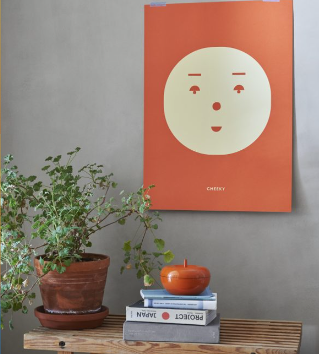 Poster "Cheeky Feeling" by "All The Way To Paris" - 50x70cm