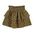 Short skirt | Olive green w/ red apples