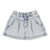 Short skirt | Washed light blue