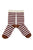 Socks | Eru & bordeaux stripes