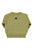 Baby Sweatshirt | Olive green w/ tiger print