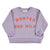 Sweatshirt | Purple w/ "wanted & wild" print