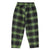 Trousers | Green & black checkered