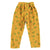 Trousers | Yellow mustard w/ flowers allover